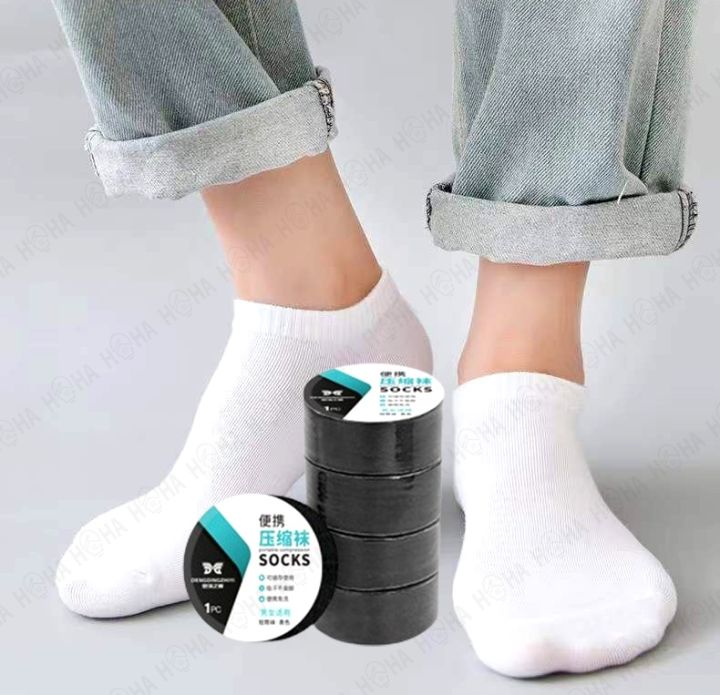 Disposable Travel Socks For Men Women Washable Compression Socks  *Random Color*